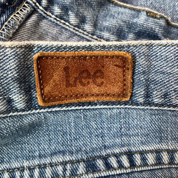 Lee Relaxed Fit Straight Leg Jeans Men’s 31x31 Light Wash Vintage Y2K Denim - Picture 6 of 9